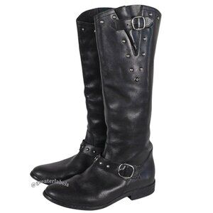 Golden Goose Kate Studded Leather Tall Knee High Boots Size 38